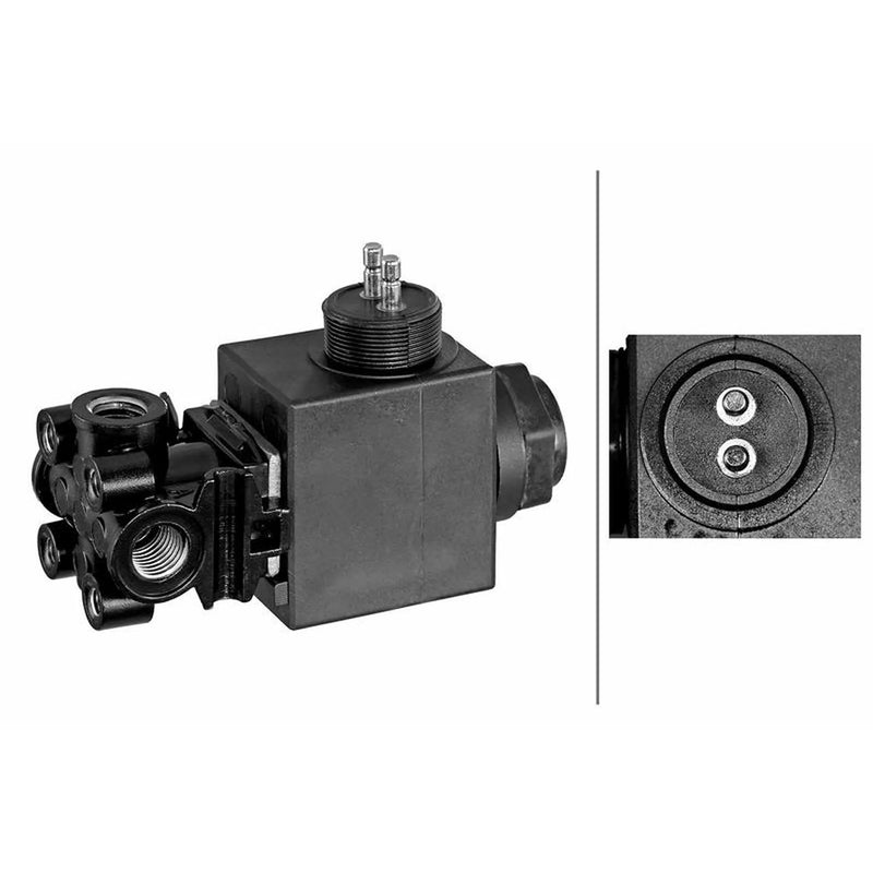 Hella Shift Cylinder Solenoid Valve Connectors fits Scania 3 - Series 1987-1998
