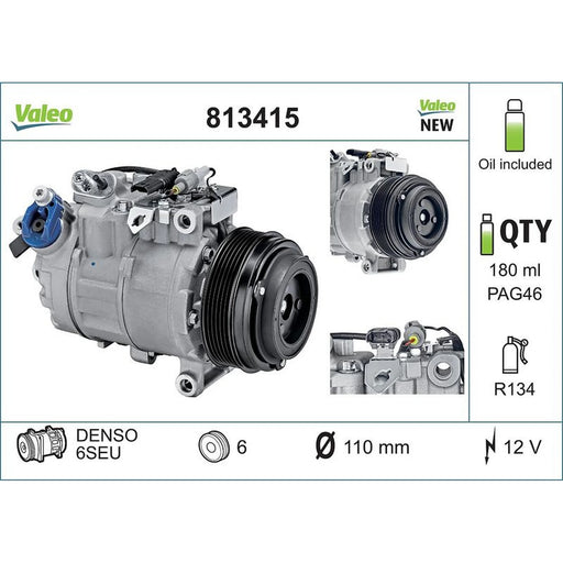 Valeo Air Conditioning Compressor 813415
