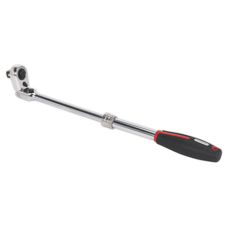 Sealey Ratchet Wrench 1/2"Sq Drive Flexi-Head Extendable Platinum Series AK8984 Sealey - Dynamic Drive