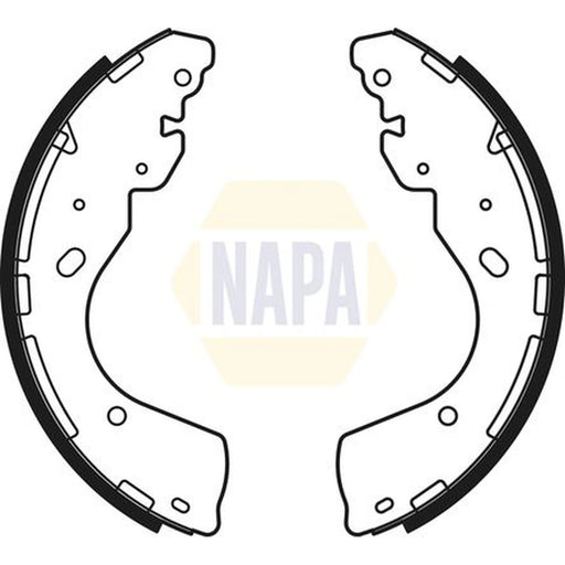 NAPA Brake Shoe Set Axle Kit NBS1077