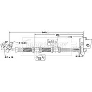 Borg & Beck Brake Hydraulic Hose Line Front Left BBH6669