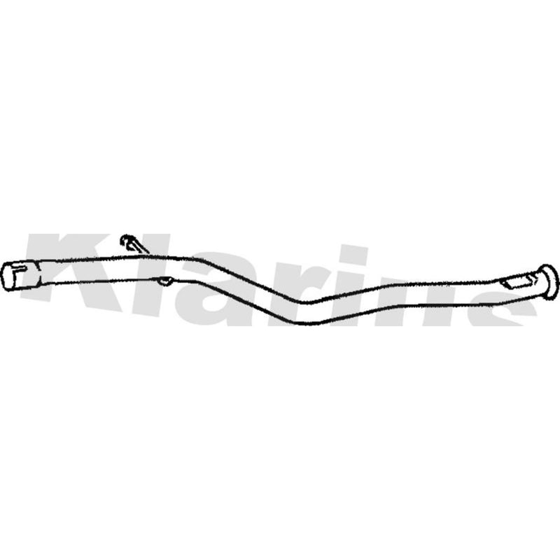 Klarius Exhaust Pipe OD fits Citroën Saxo 1996-2003 1.1