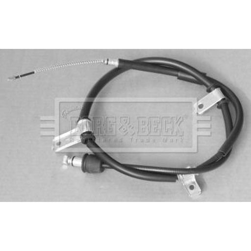 Borg & Beck Handbrake Cable Left Rear BKB3124