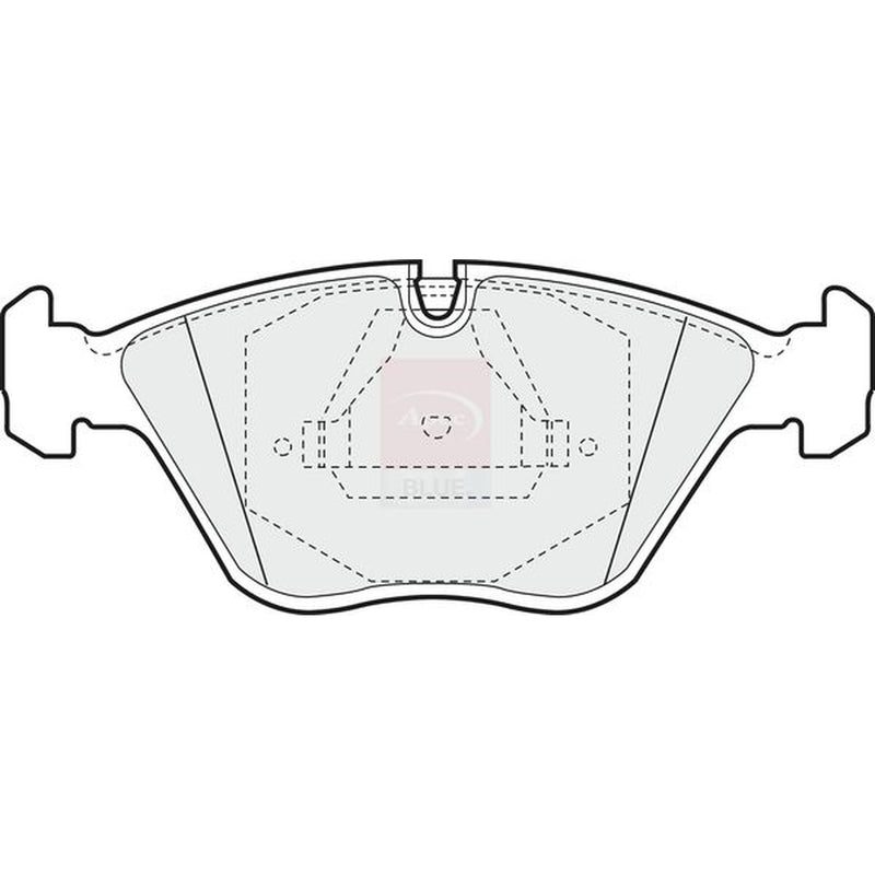 Apec Front Brake Pad Set fits Audi 100 C3 1984-1990 2.2 2.3