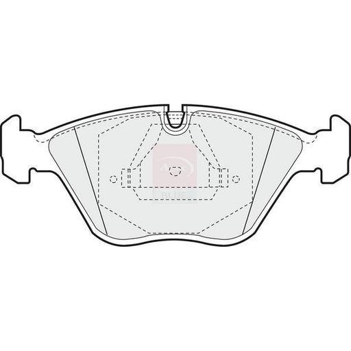 Apec Front Brake Vented Discs & Pads fits Jaguar Xj 1989-1996 6.0