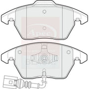 Apec Black Front Brake Pad Set fits Audi A1 2010-2018 1.4 1.6 1.8 2.0
