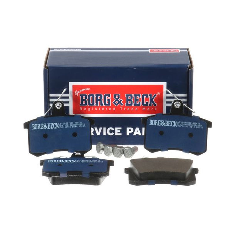 Borg & Beck Front & Rear Brake Discs & Pads fits Audi A6 C4 1994-1997