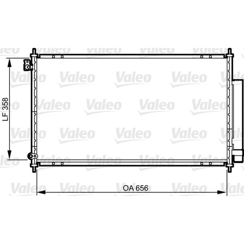 Valeo Air Conditioning Condenser 814242