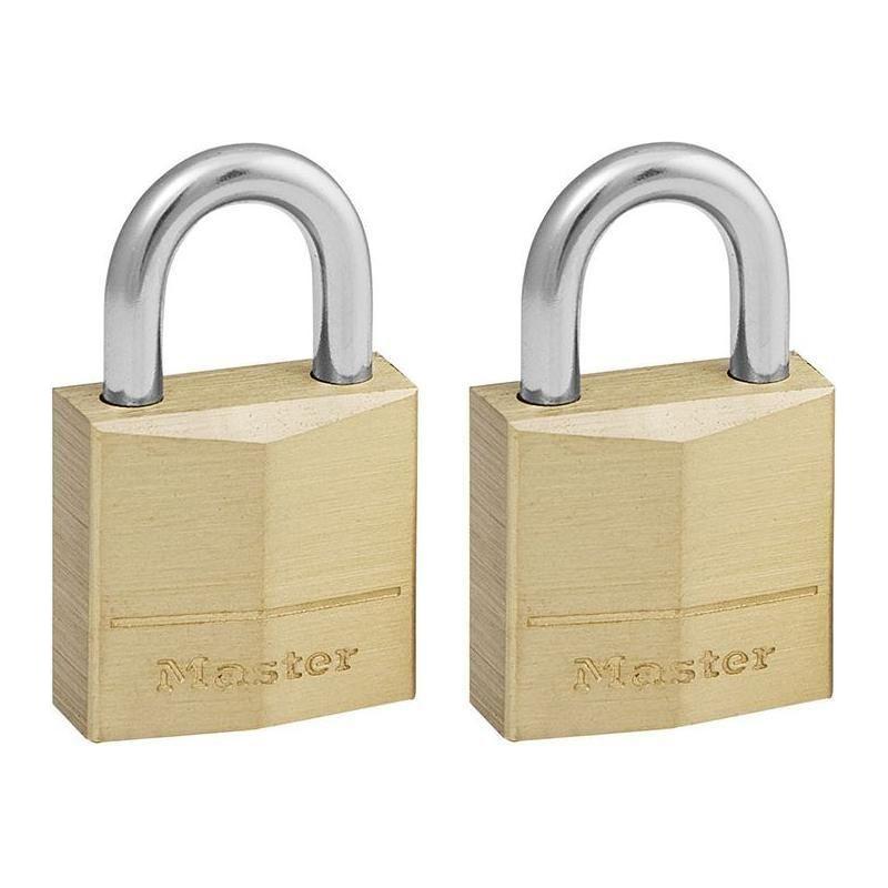 Master Lock Solid Brass 20mm Padlock 3-Pin - Keyed Alike x 2 Master Lock - NN4 Online