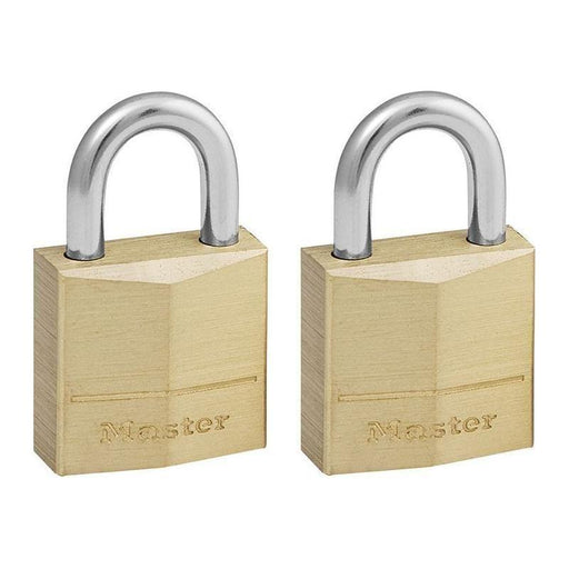 Master Lock Solid Brass 20mm Padlock 3-Pin - Keyed Alike x 2 Master Lock - NN4 Online