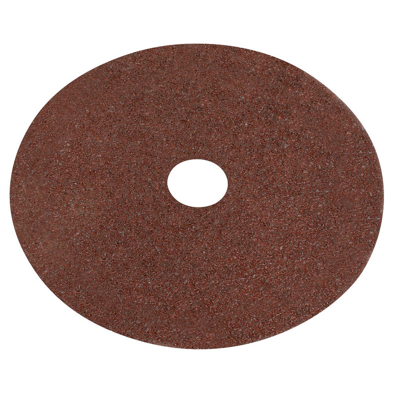 Sealey Fibre Backed Disc100mm 24Grit Pack of 25 WSD424 Sealey - Dynamic Drive