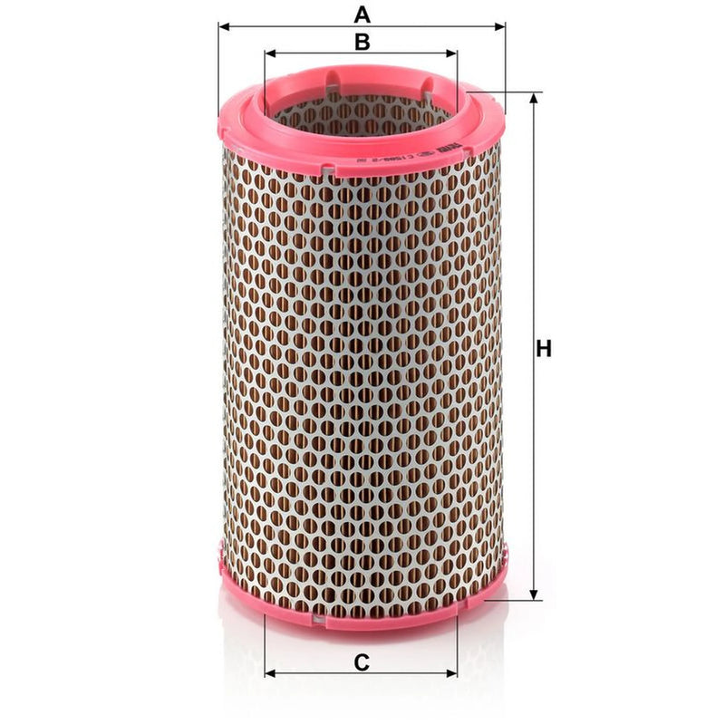 MANN-FILTER Engine Air Filter fits Fiat Barchetta 1995-2005 1.8