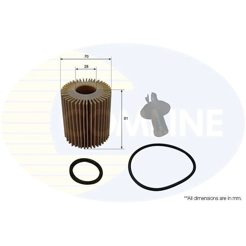 Comline Engine Oil Filter fits Lexus Gs 2005-2018