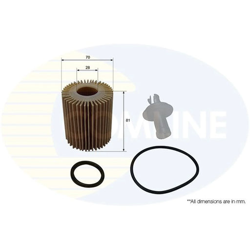 Comline Engine Oil Filter fits Lexus Gs 2005-2018