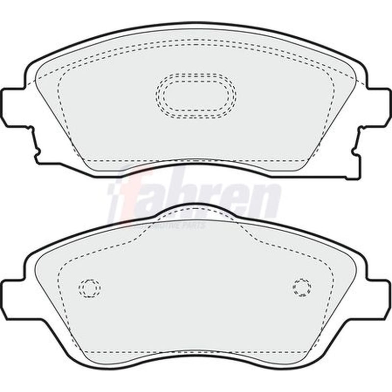 Fahren Front Brake Pad Set FBP3052