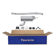 Hella End Silencer Rear fits VW Tiguan 2007-2018 2.0