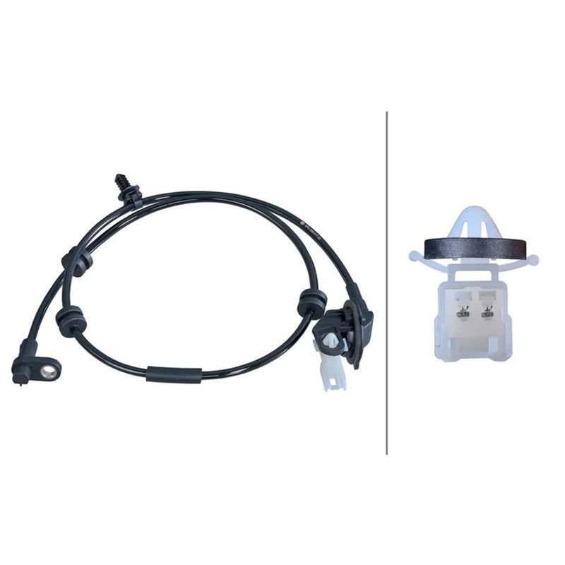Hella ABS Wheel Speed Sensor Rear 6PU 358 417-251