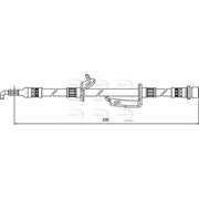Apec Brake Hydraulic Hose Line Front Right fits Toyota Harrier 2003-2013 2.4