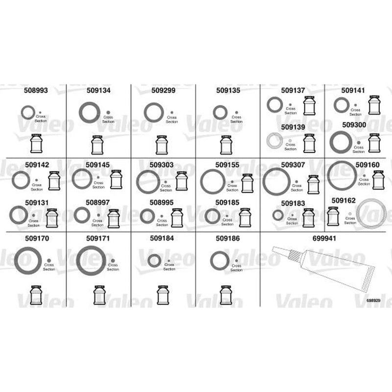 Valeo Receiver Drier O Ring Kit 698929 698929