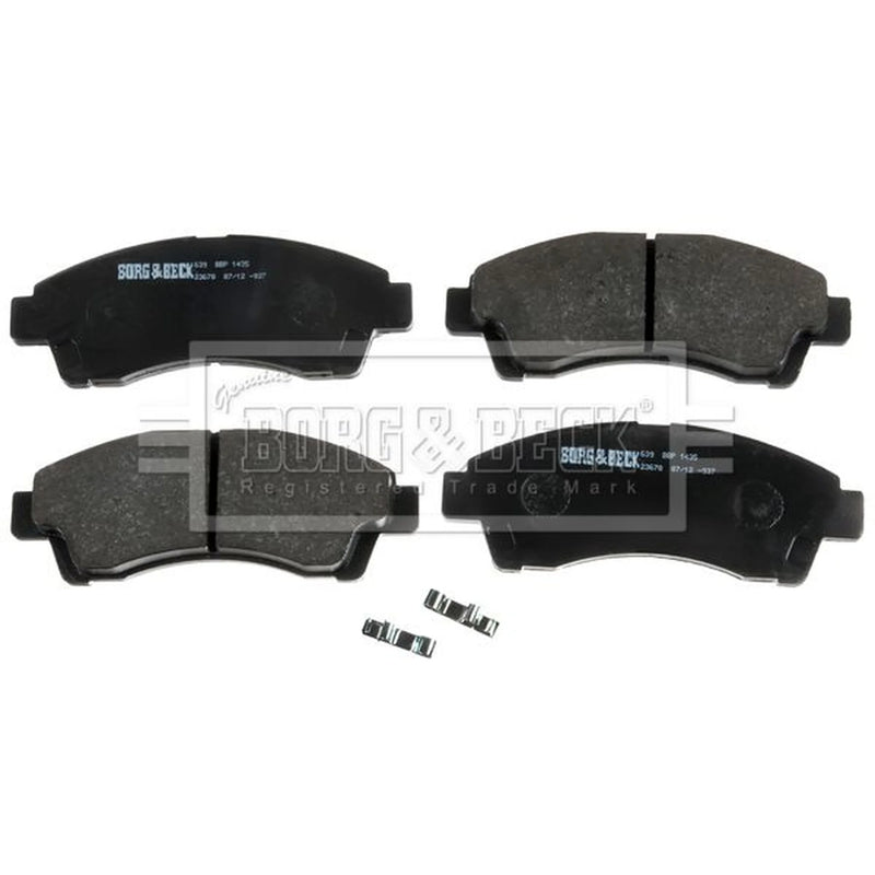 Borg & Beck Front Brake Vented Discs & Pads fits Mazda B-Serie 1996-1999 2.5