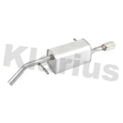 Klarius Box With Tail Pipe Rear fits Citroën DS3 2013-2015 1.2