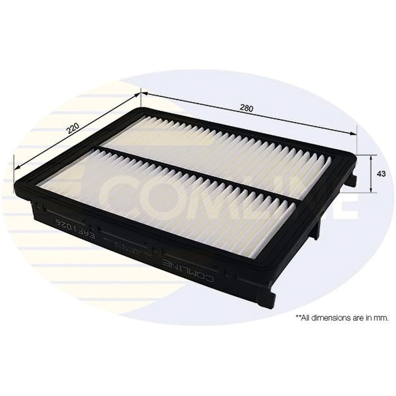 Comline Engine Air Filter fits Kia Optima 2015-2019 1.6 2.0