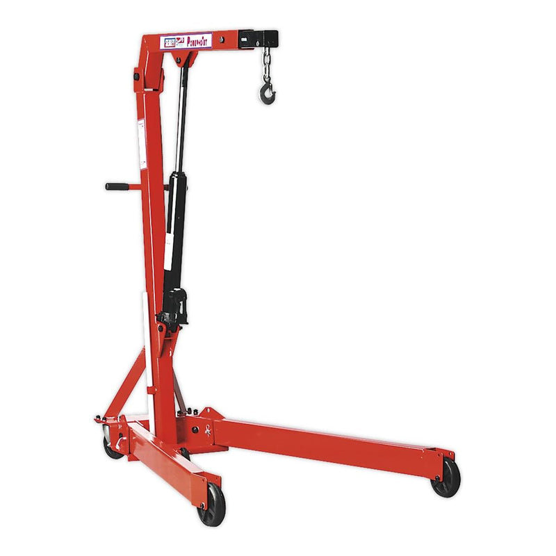 FOLDING ENGINE CRANE 1TONNE LOW PROFILE Sealey - Dynamic Drive
