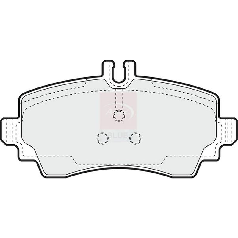 Apec Front Brake Pad Set fits Mercedes-Benz A-Class 1997-2004