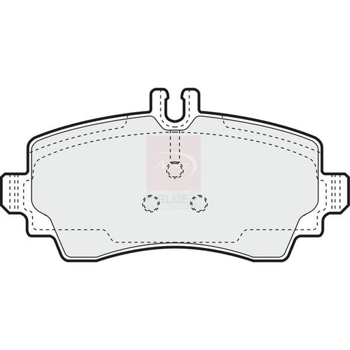 Apec Front Brake Pad Set fits Mercedes-Benz A-Class 1997-2004