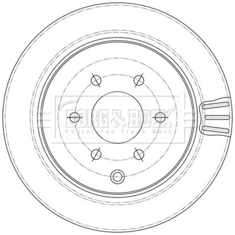 Borg & Beck Front & Rear Brake Discs & Pads fits Nissan Pathfinder III 2005-2010