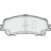NAPA Front Brake Pad Set fits Nissan Qashqai II 2013-2015 1.2 1.5 1.6 2.0