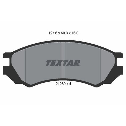 Textar Front Brake Pad Set 2128002