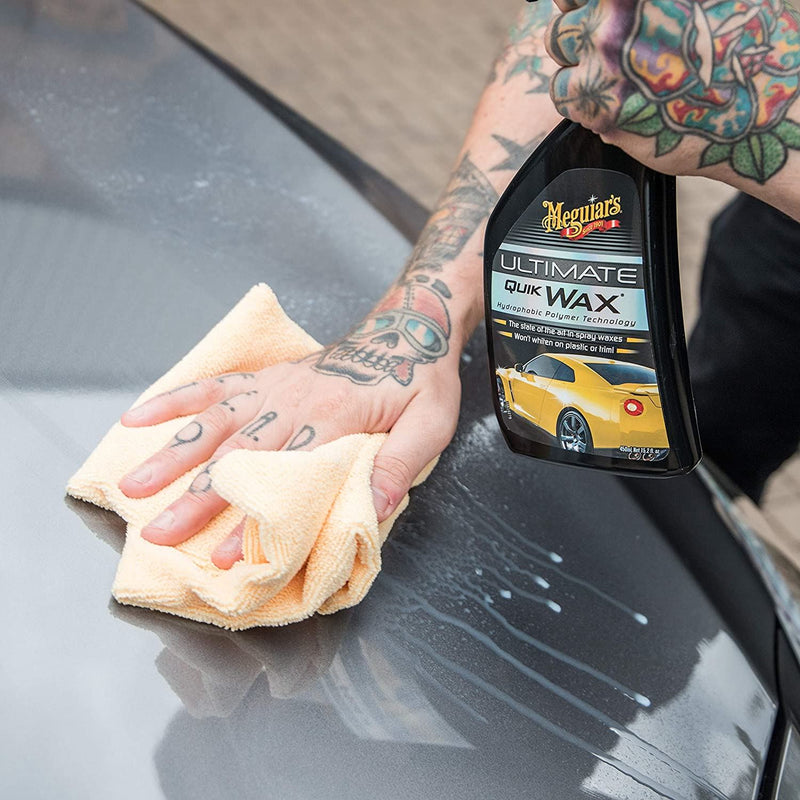 2X Ultimate Quik Wax Spray 450ml Quick Wax Solution Car Cleaning Meguiars Meguiar's  - Dynamic Drive