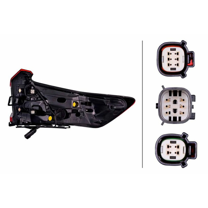 Hella Tail Light / Lamp LED Left fits Volvo C40 2021-2024