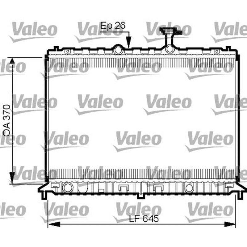 Valeo Engine Radiator 735501