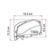 Fiamma F80s fits Fiat Ducato 320 Awning Deep Black Royal Grey Fiamma - Dynamic Drive