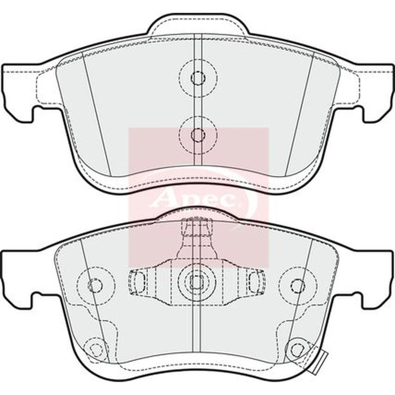 Apec Front Brake Pad Set PAD2015