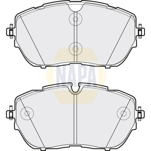 NAPA Front Brake Pad Set NBP1665