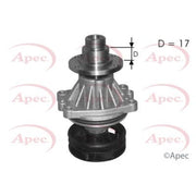 Apec Engine Cooling Water Pump fits BMW 3 1991-1999