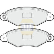 NAPA Front Brake Pad Set fits Nissan Kubistar 2003-2009 1.2 1.5 1.6