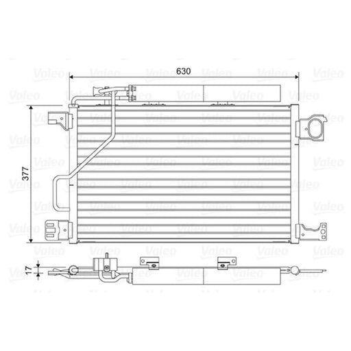 Valeo Air Conditioning Condenser 814423