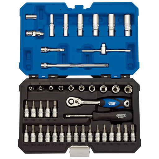 Draper Metric Socket Set, 1/4" Sq. Dr. (44 Piece) 16446 Draper - Dynamic Drive