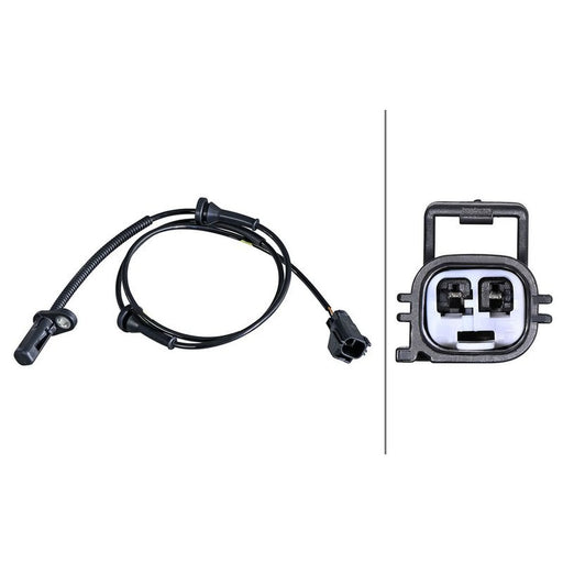 Hella ABS Wheel Speed Sensor Front fits Volvo XC90 I 2002-2014 2.5 3.2