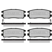 Juratek Rear Brake Pad Set fits Isuzu Trooper III 1998-2004 3.0 3.5