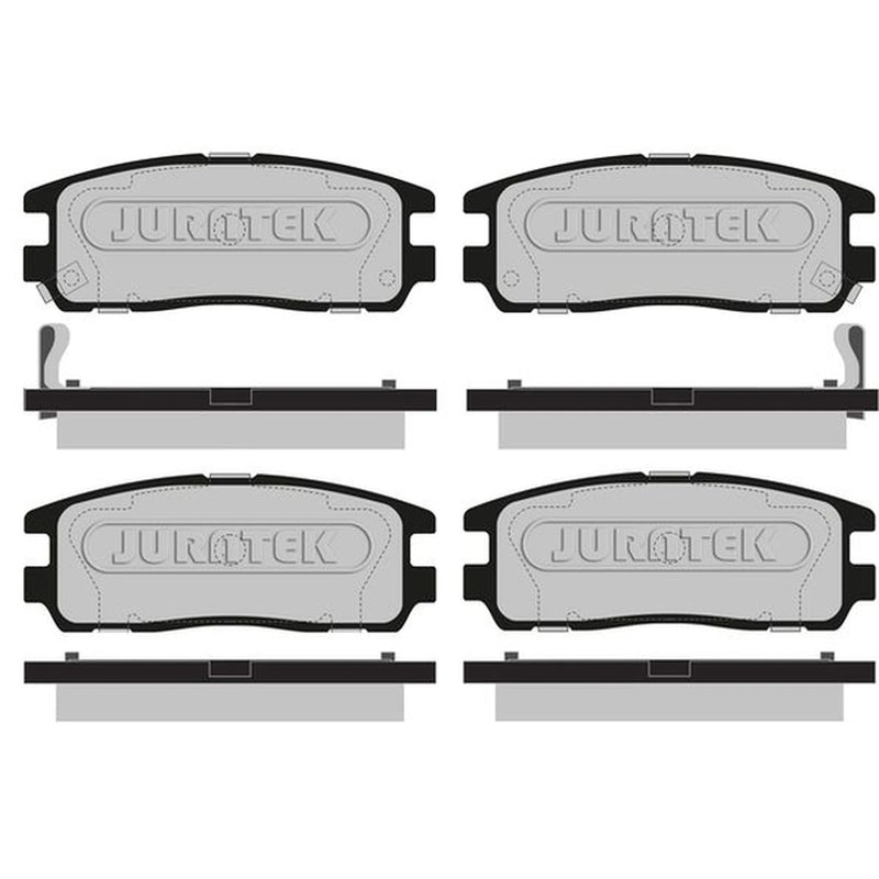 Juratek Rear Brake Pad Set fits Isuzu Trooper III 1998-2004 3.0 3.5