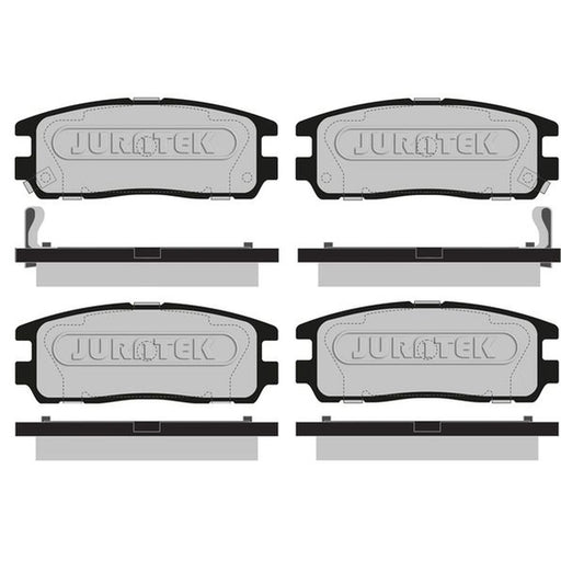 Juratek Rear Brake Pad Set fits Isuzu Trooper III 1998-2004 3.0 3.5