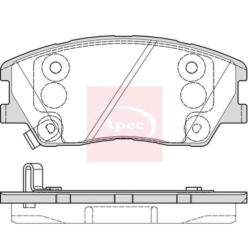 Apec Front Brake Pad Set PAD2336