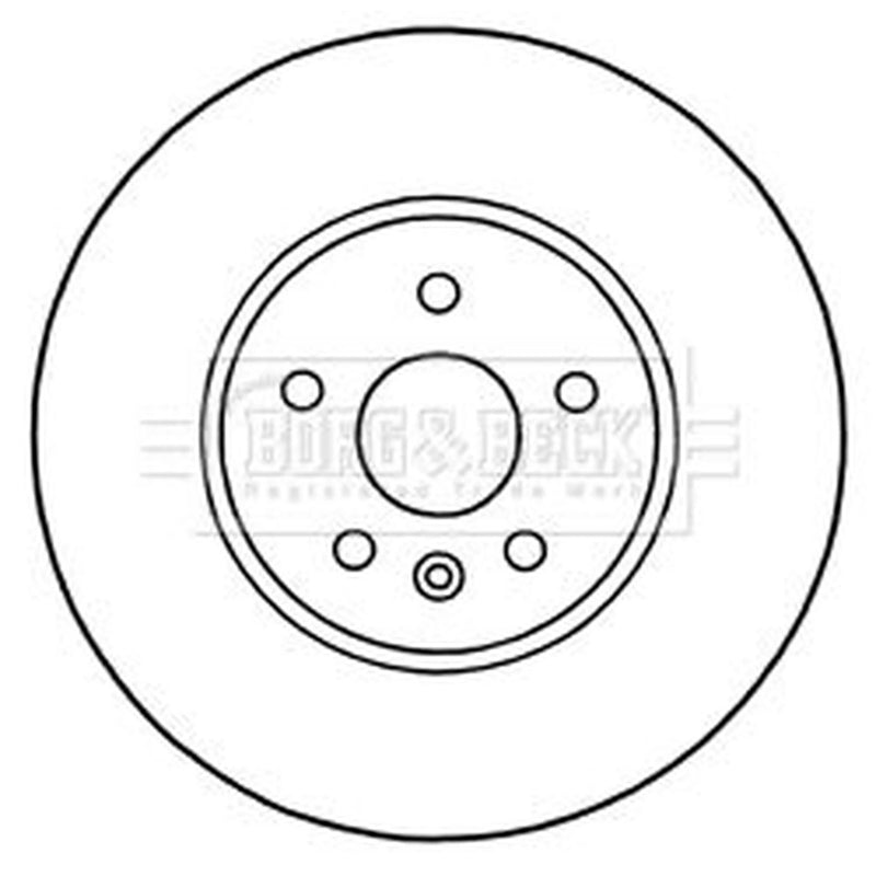 Borg & Beck Front & Rear Brake Discs & Pads fits Opel Astra K Estate 2018-2021