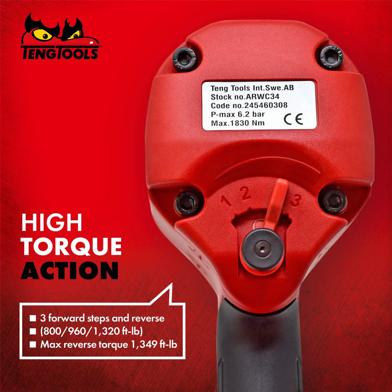 Teng Tools 3/4" Composite Air Impact Wrench Teng Tools - Dynamic Drive