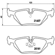Brembo Front & Rear Brake Discs & Pads fits BMW 3 1990-1999